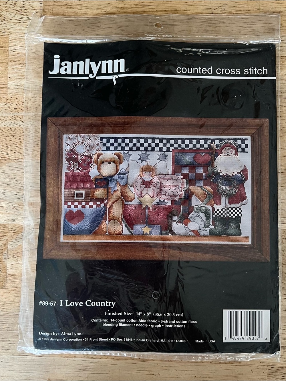 Vintage Janlynn Counted Cross Stitch Kit ~ I Love Country